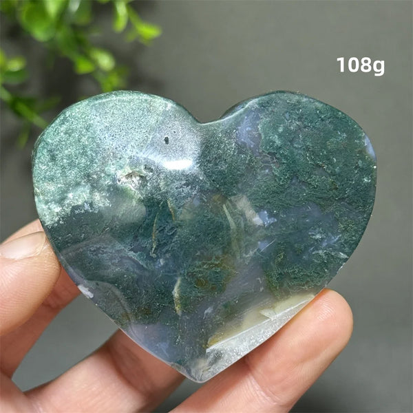 Green Aquatic Agate Heart-ToShay.org