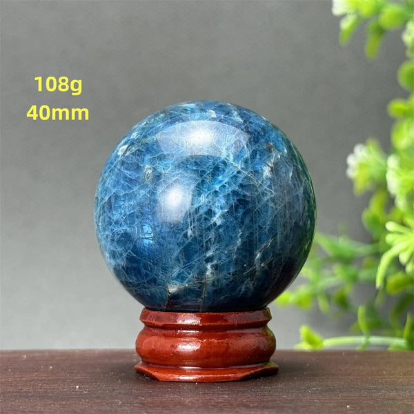 Blue Apatite Quartz Ball-ToShay.org