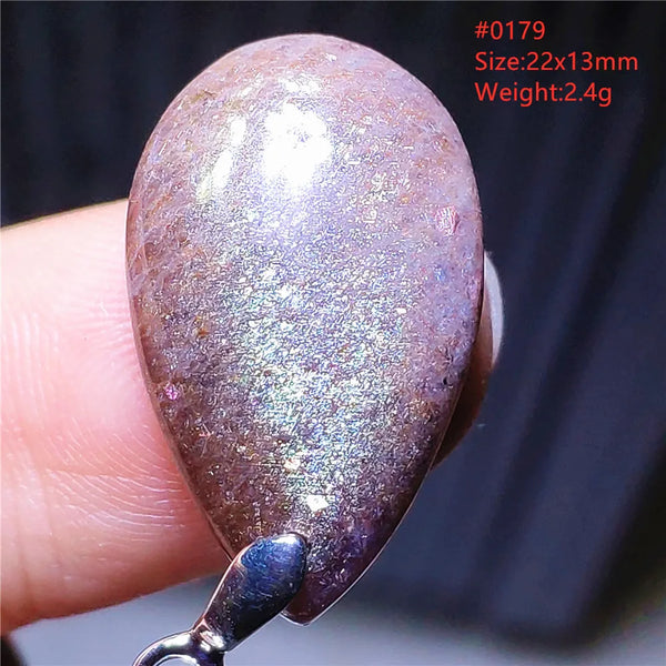 Red Blue Lolite Pendant-ToShay.org