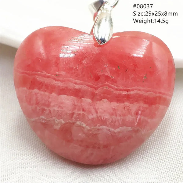 Red Rhodochrosite Pendant-ToShay.org