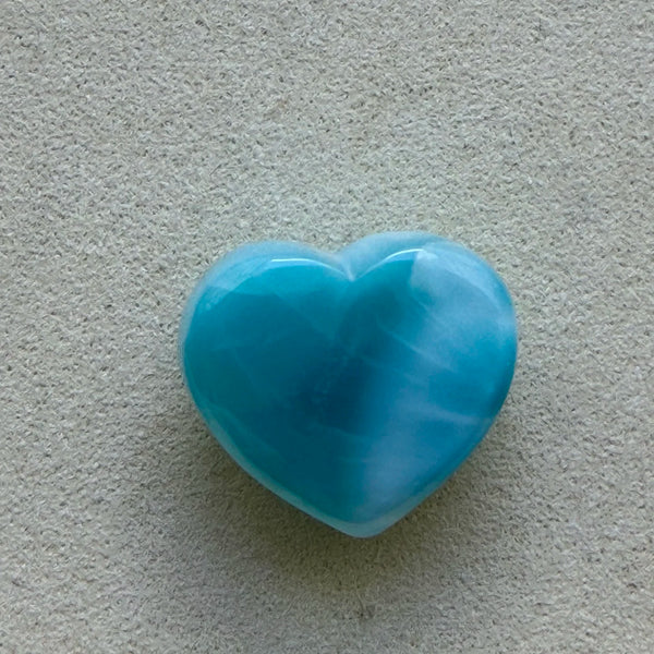 Blue Larimar Heart-ToShay.org