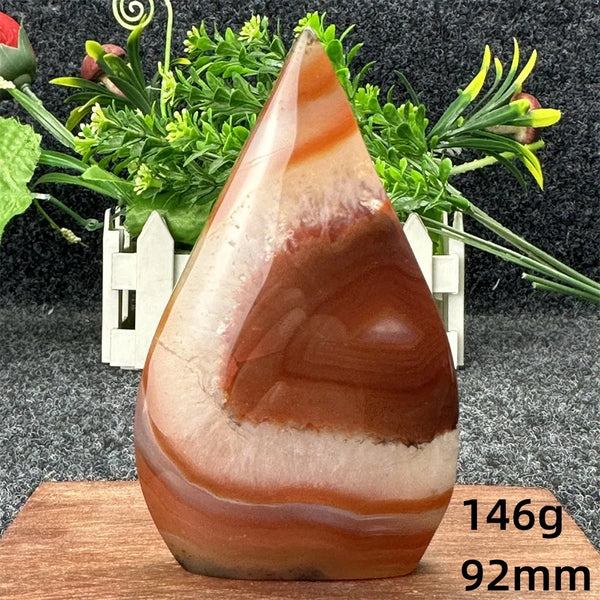 Red Carnelian Striped Agate-ToShay.org