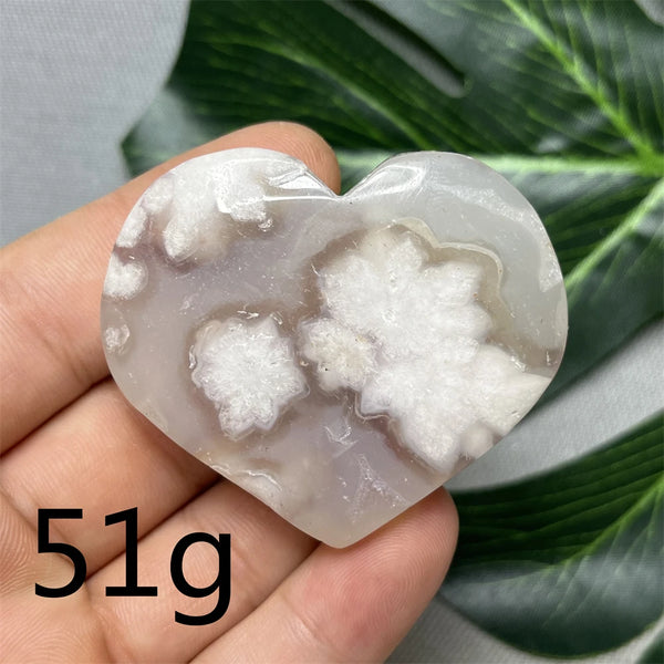 Pink Amethyst Agate Heart-ToShay.org