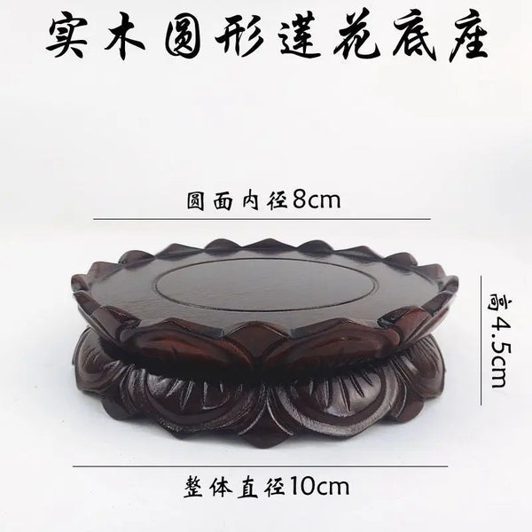Wood Lotus Base-ToShay.org