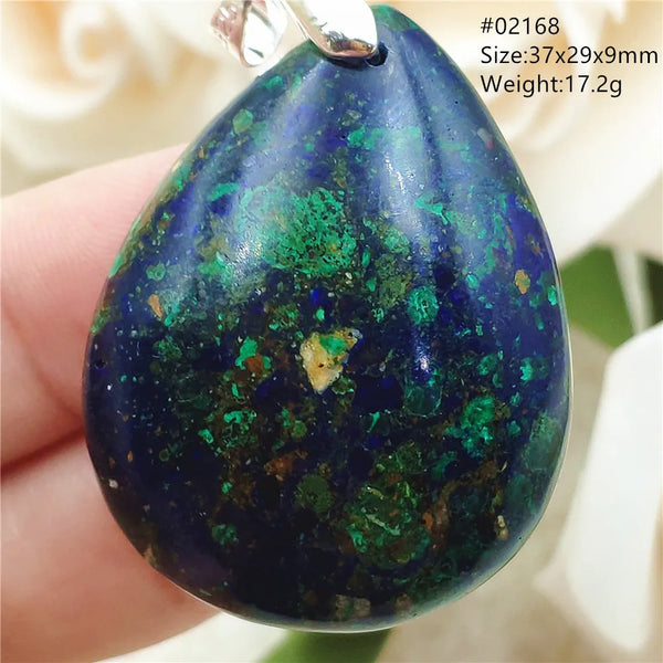 Blue Azulite Pendant-ToShay.org