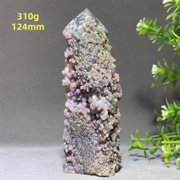 Purple Grape Agate Tower-ToShay.org