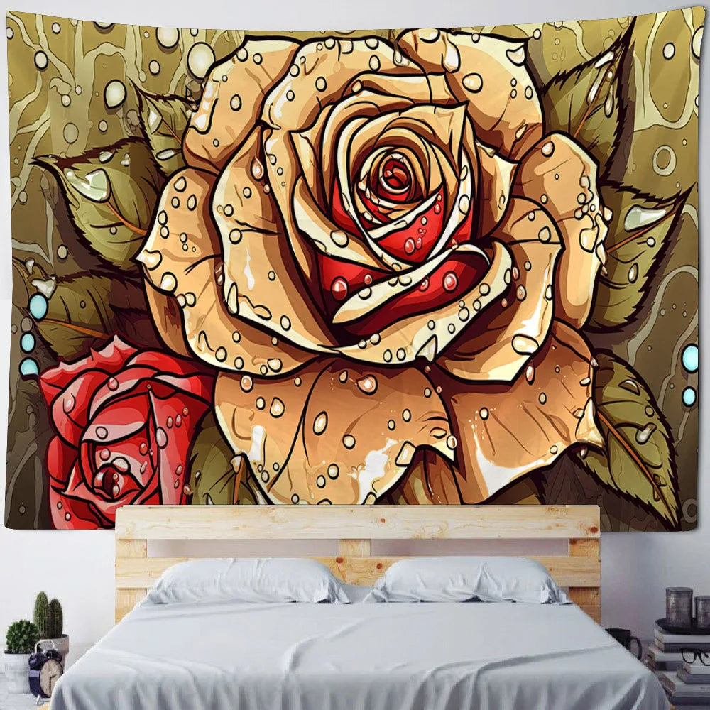 Flower Art Tapestry-ToShay.org