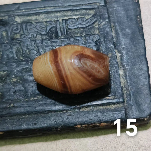 Tibetan Agate Dzi Bead-ToShay.org