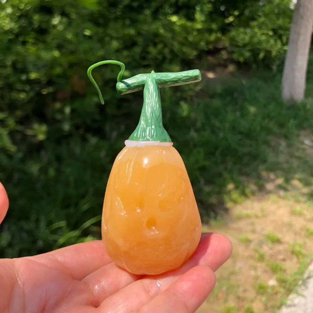 Orange Calcite Quartz Pumpkin-ToShay.org