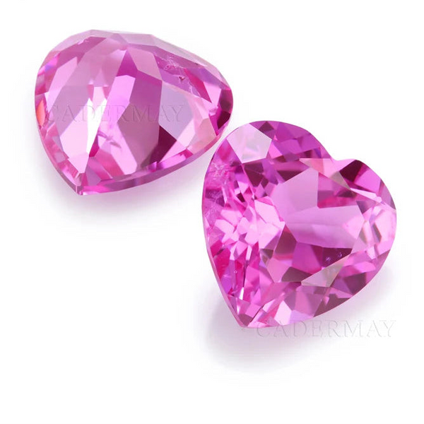 Pink Rose Sapphire Heart-ToShay.org