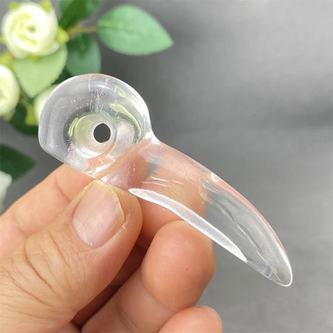 Clear Crystal Raven Heads-ToShay.org