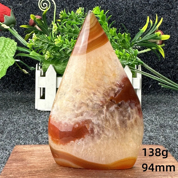 Red Carnelian Striped Agate-ToShay.org