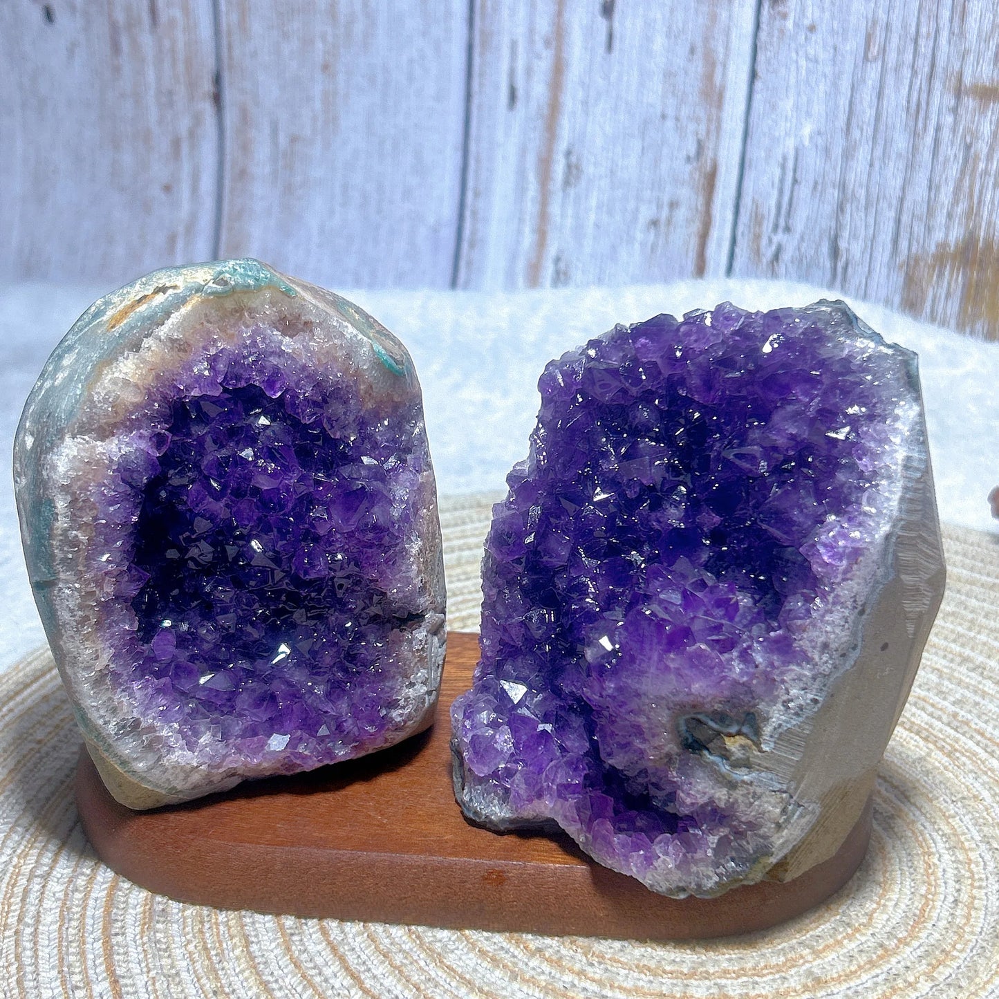Purple Amethyst Cluster Geode-ToShay.org