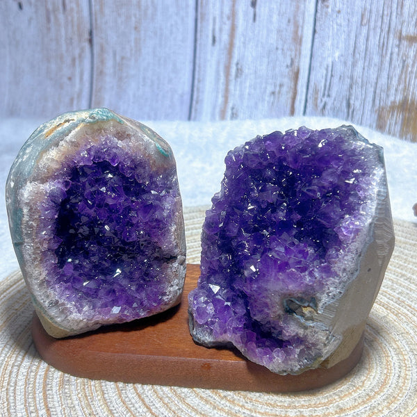 Purple Amethyst Cluster Geode-ToShay.org