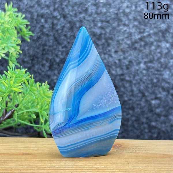 Blue Agate Torch-ToShay.org