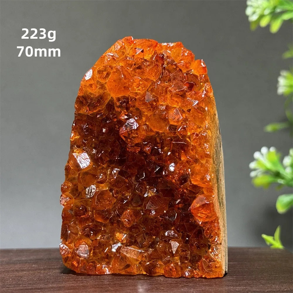 Orange Citrine Cave Cluster-ToShay.org