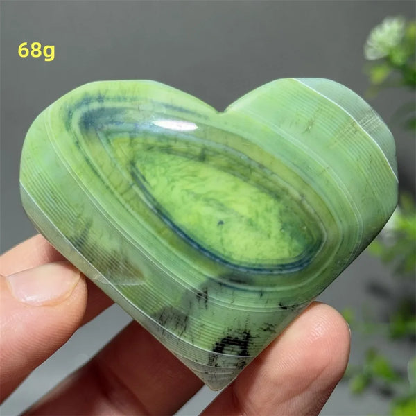 Green Agate Heart-ToShay.org