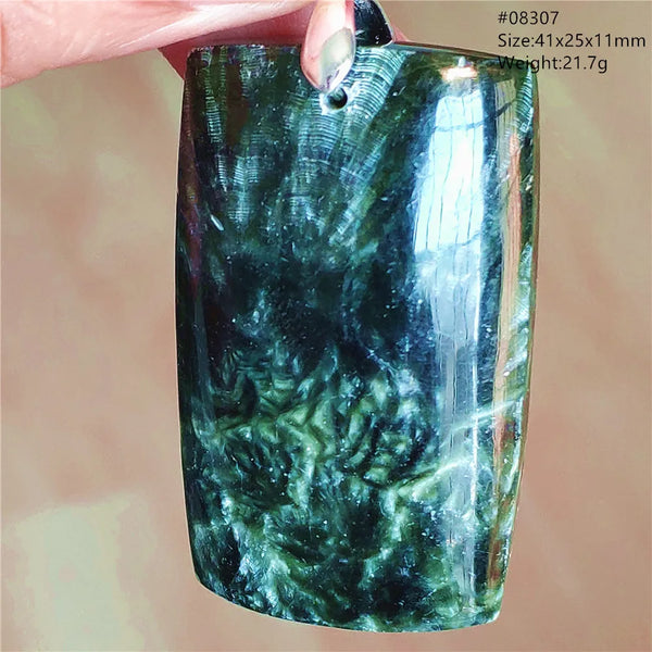 Green Seraphinite Pendant-ToShay.org