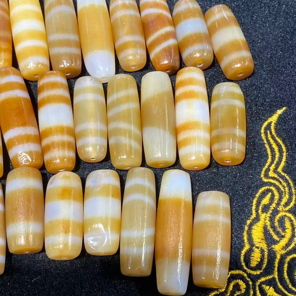 Tibetan Agate Dzi Beads-ToShay.org