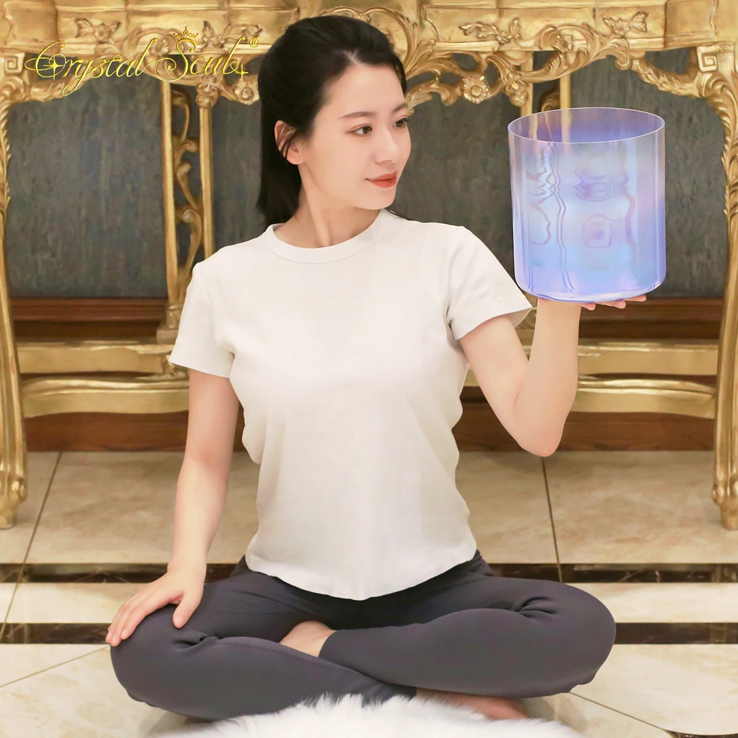 Purple Alchemy Crystal Singing Bowl-ToShay.org