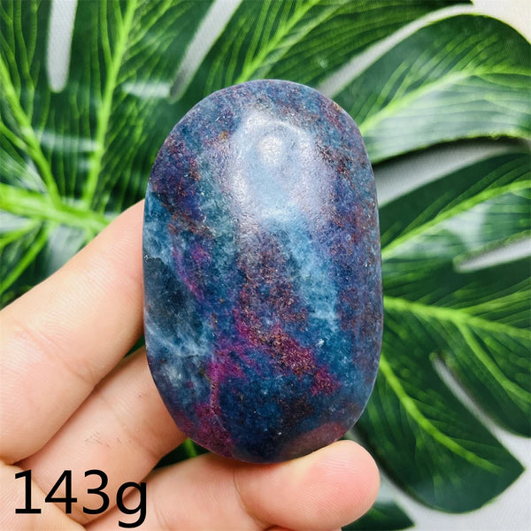 Ruby Sapphire Palm Stone-ToShay.org
