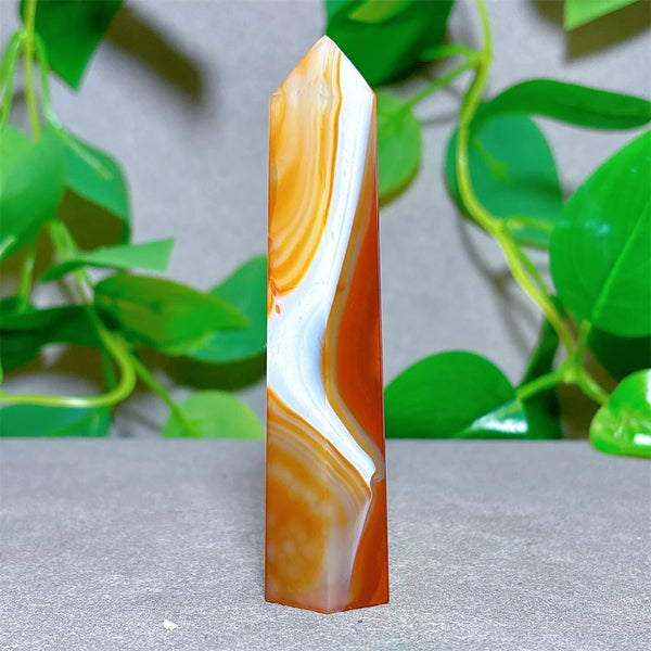 Orange Carnelian Crystal Tower-ToShay.org