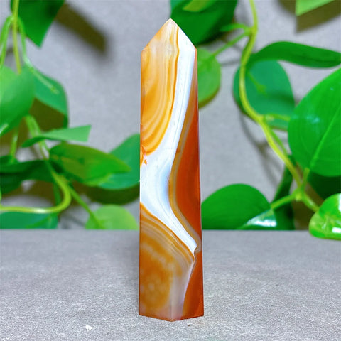 Orange Carnelian Crystal Tower-ToShay.org