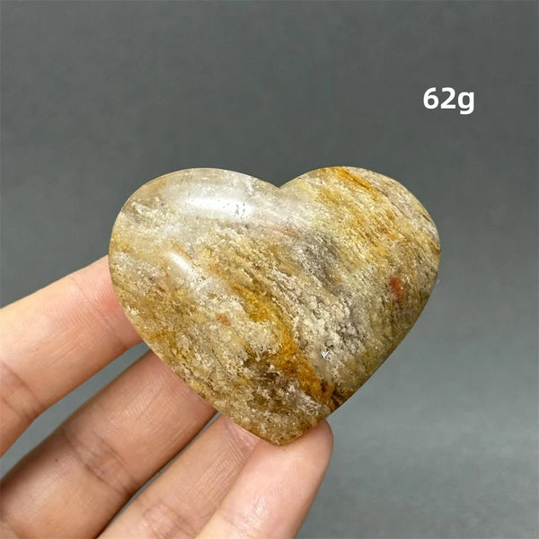 Green Ghost Quartz Heart-ToShay.org