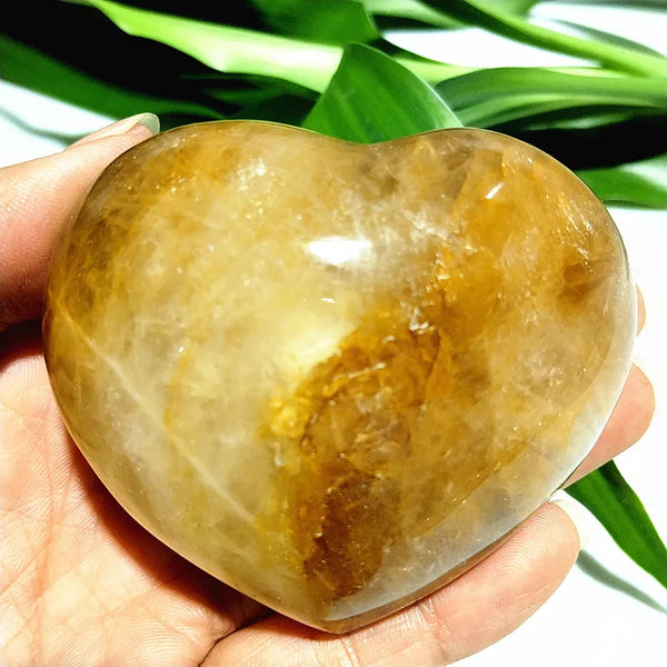 Yellow Blood Quartz Heart-ToShay.org