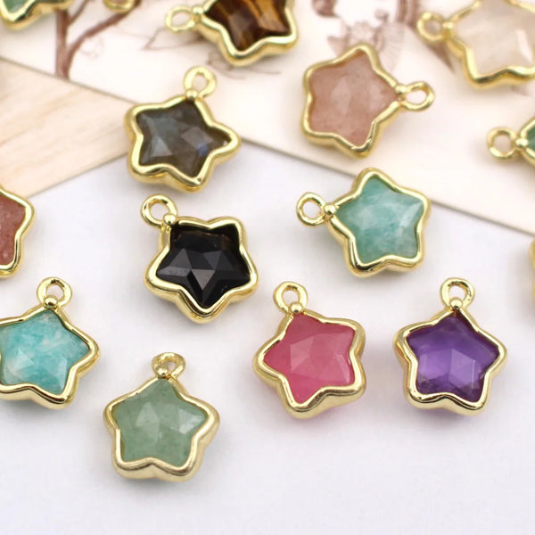 Mixed Crystal Star Charms-ToShay.org