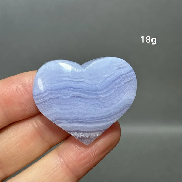 Blue Lace Crystal Heart-ToShay.org