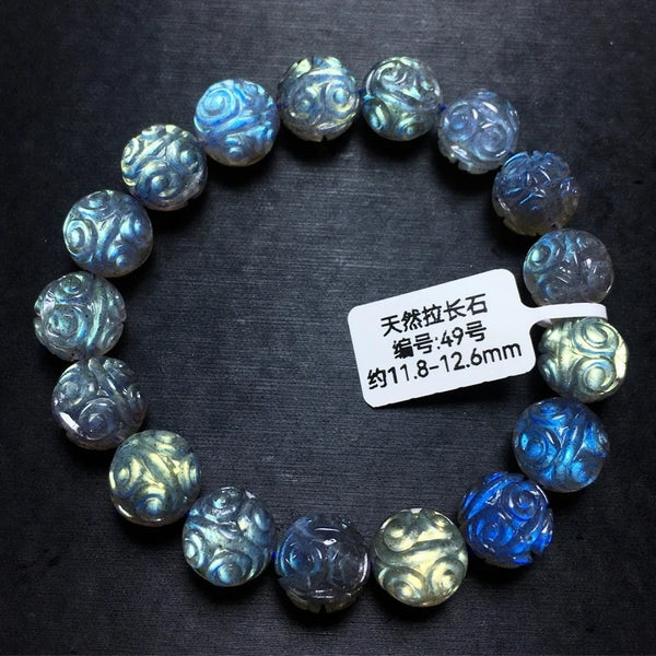 Blue Light Labradorite Bracelet-ToShay.org