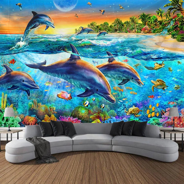 Dolphin Tapestry-ToShay.org