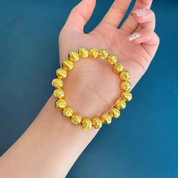 Gold Dragon Bead Bracelet-ToShay.org