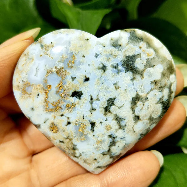 Green Moss Agate Heart-ToShay.org