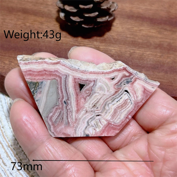 Pink Rhodochrosite Slab-ToShay.org