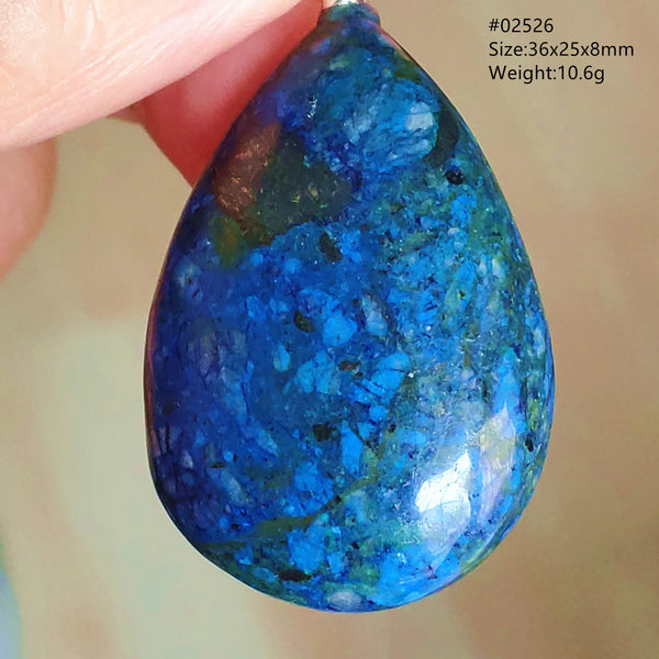 Blue Azulite Pendant-ToShay.org