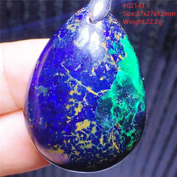 Blue Azulite Pendant-ToShay.org