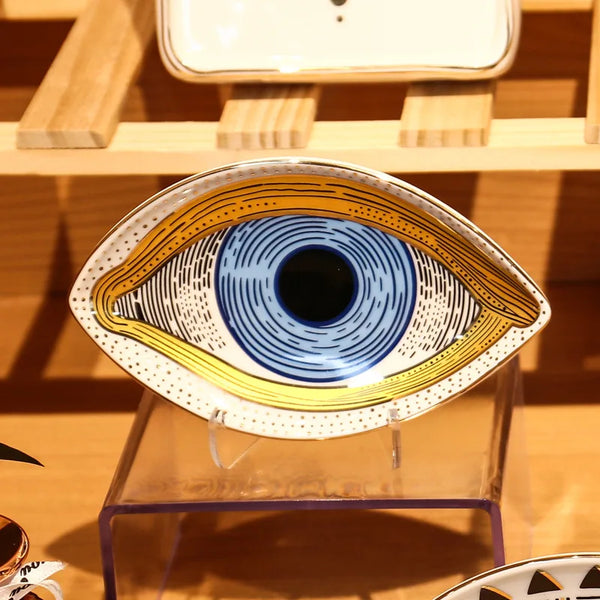 Evil Eye Ceramic Plate-ToShay.org