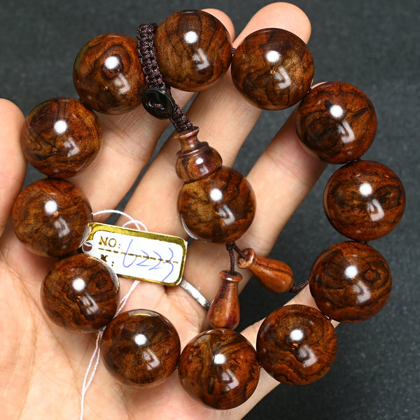 Wood Tiger Bead Bracelet-ToShay.org