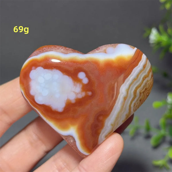 Red Agate Heart-ToShay.org