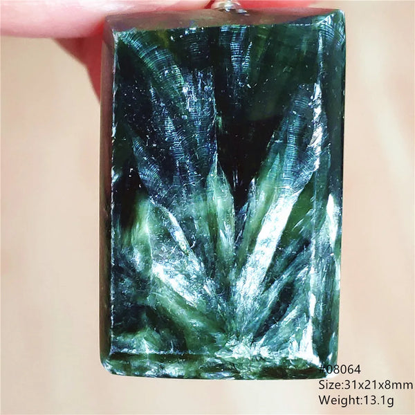 Green Seraphinite Pendant-ToShay.org