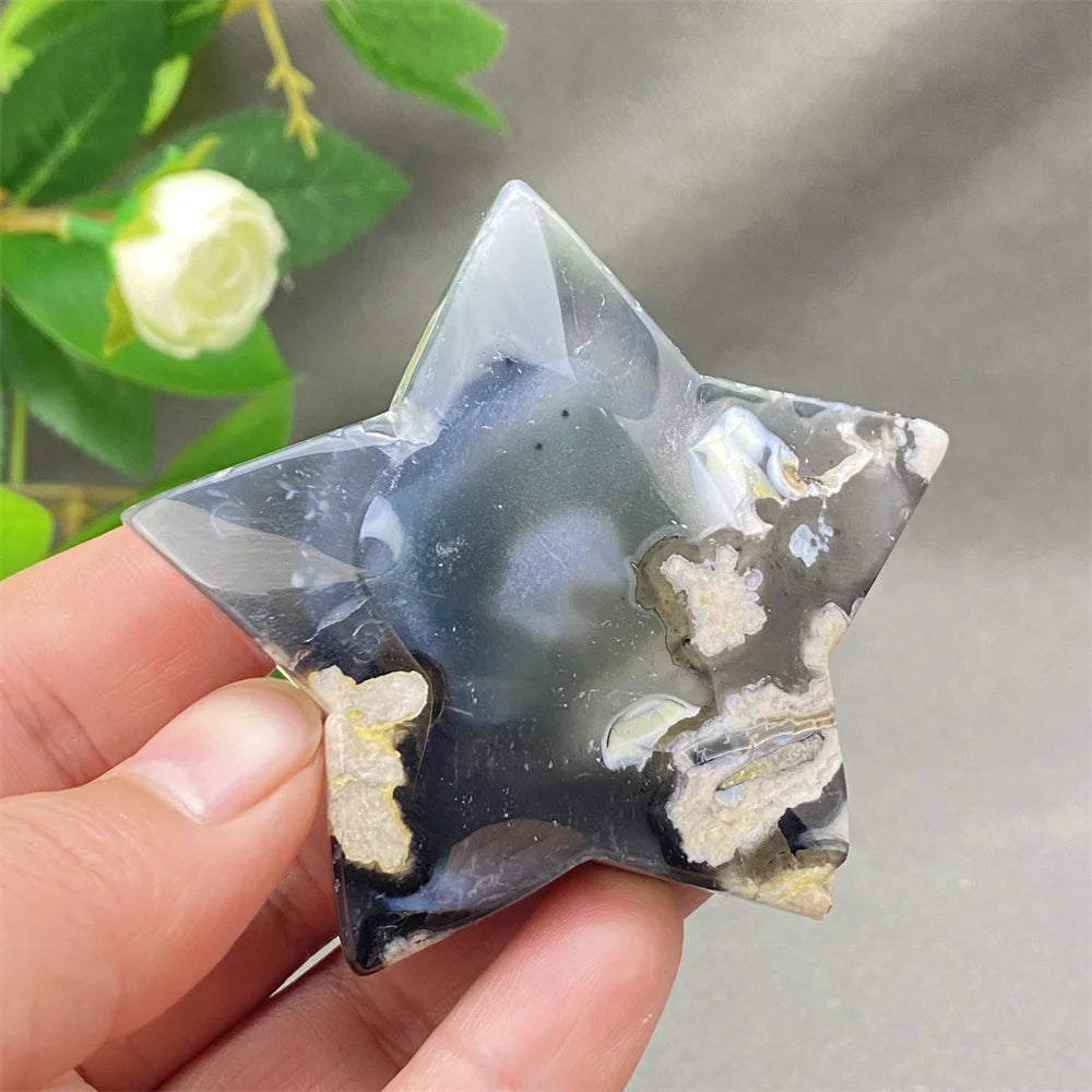Black Cherry Blossom Agate-ToShay.org