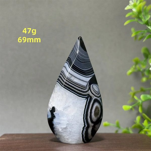 Black Striped Agate Torch-ToShay.org