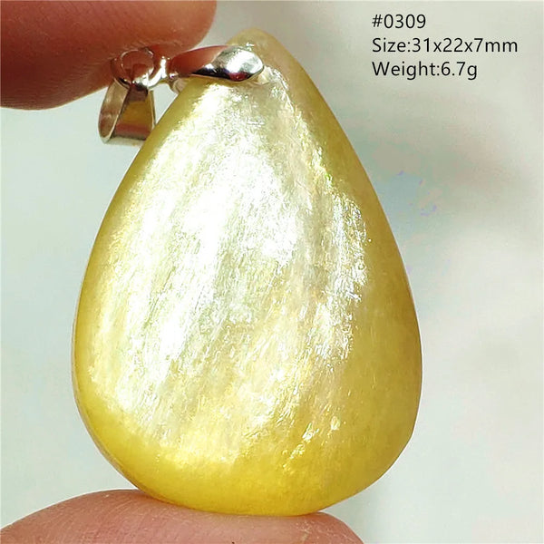 Gold Lepidolite Pendant-ToShay.org