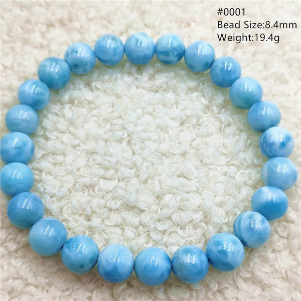 Blue Larimar Bead Bracelet-ToShay.org