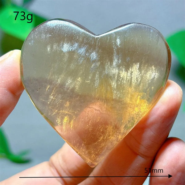 Rainbow Fluorite Heart-ToShay.org