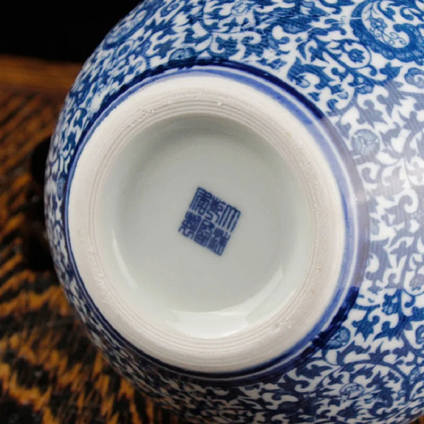 Blue White Porcelain Vase-ToShay.org