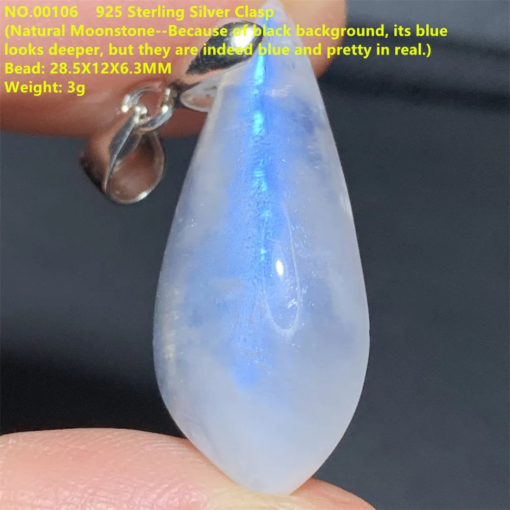 Blue Light Moonstone Pendants-ToShay.org