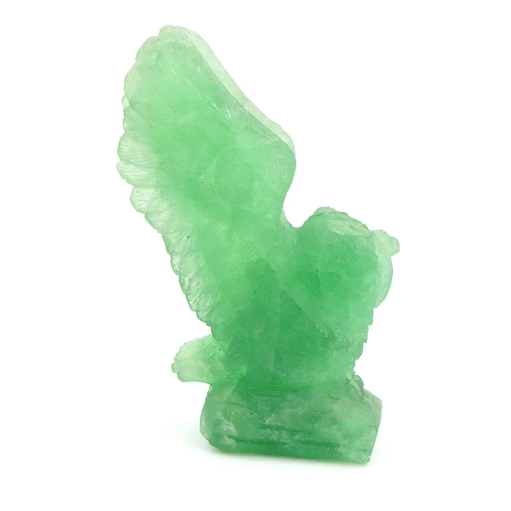 Green Fluorite Owl-ToShay.org